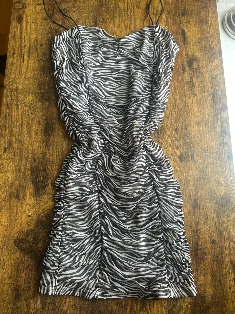 Forever 21 Black & White Zebra Dress